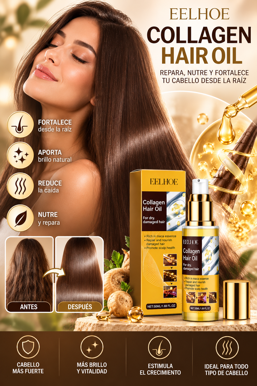 Aceite esencial reparacion de colageno 50ml