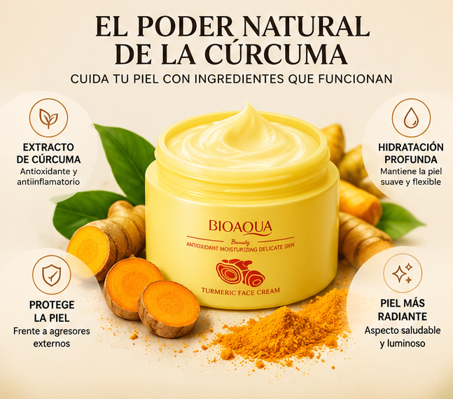 CREMA DE CÚRCUMA PARA PIEL DELICADA 60gr.