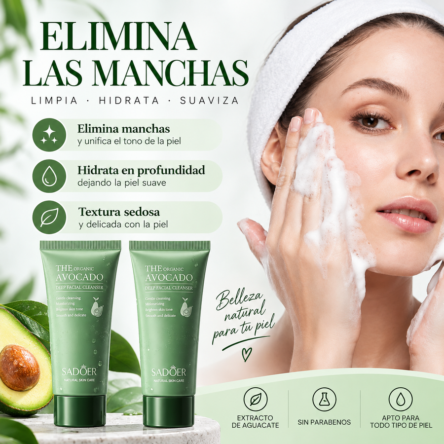 SADOER Limpiador Facial de Aguacate 100g