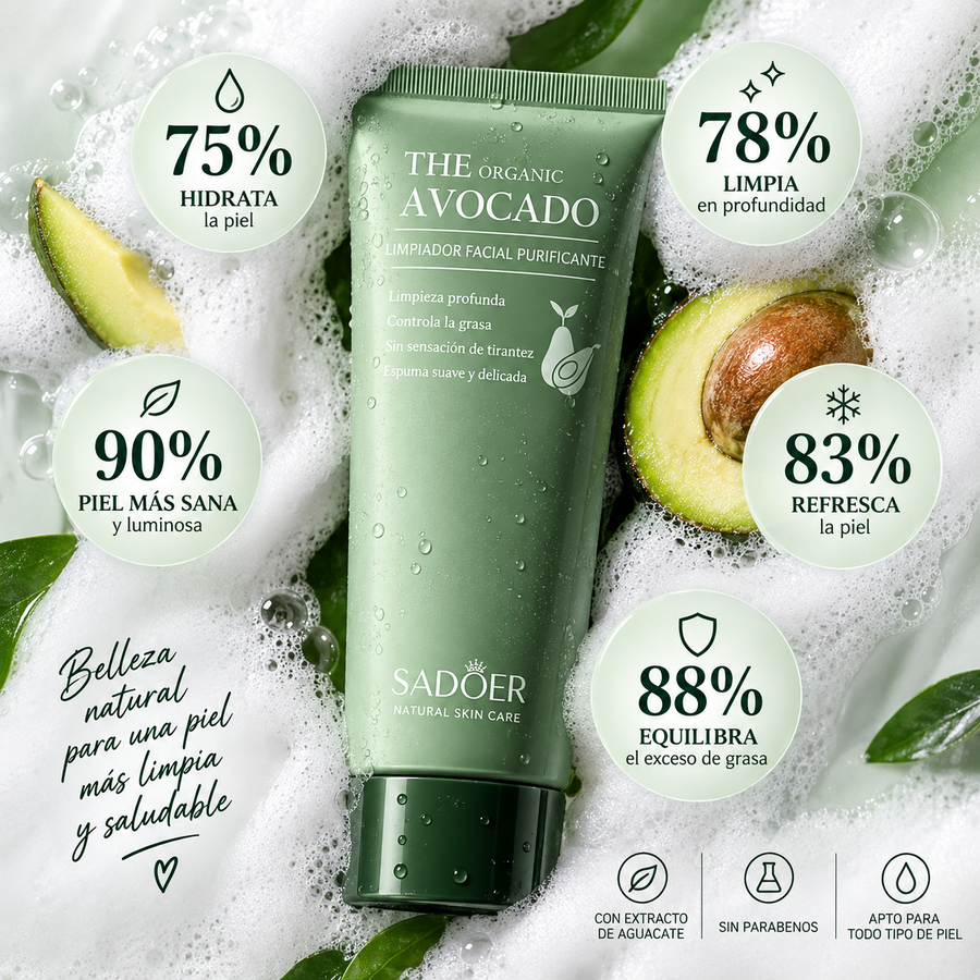 SADOER Limpiador Facial de Aguacate 100g